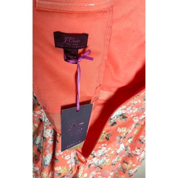 Women's J.Crew X Liberty Josephine Floral Cotton Poplin Dress Ruffle Hem NWT - Picture 11 of 15